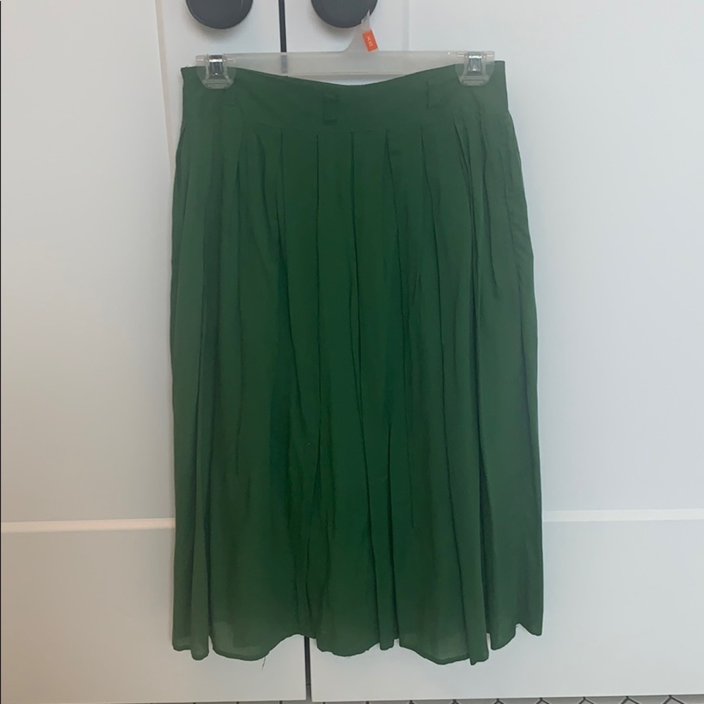 High-Waisted Mid-Length Skirt